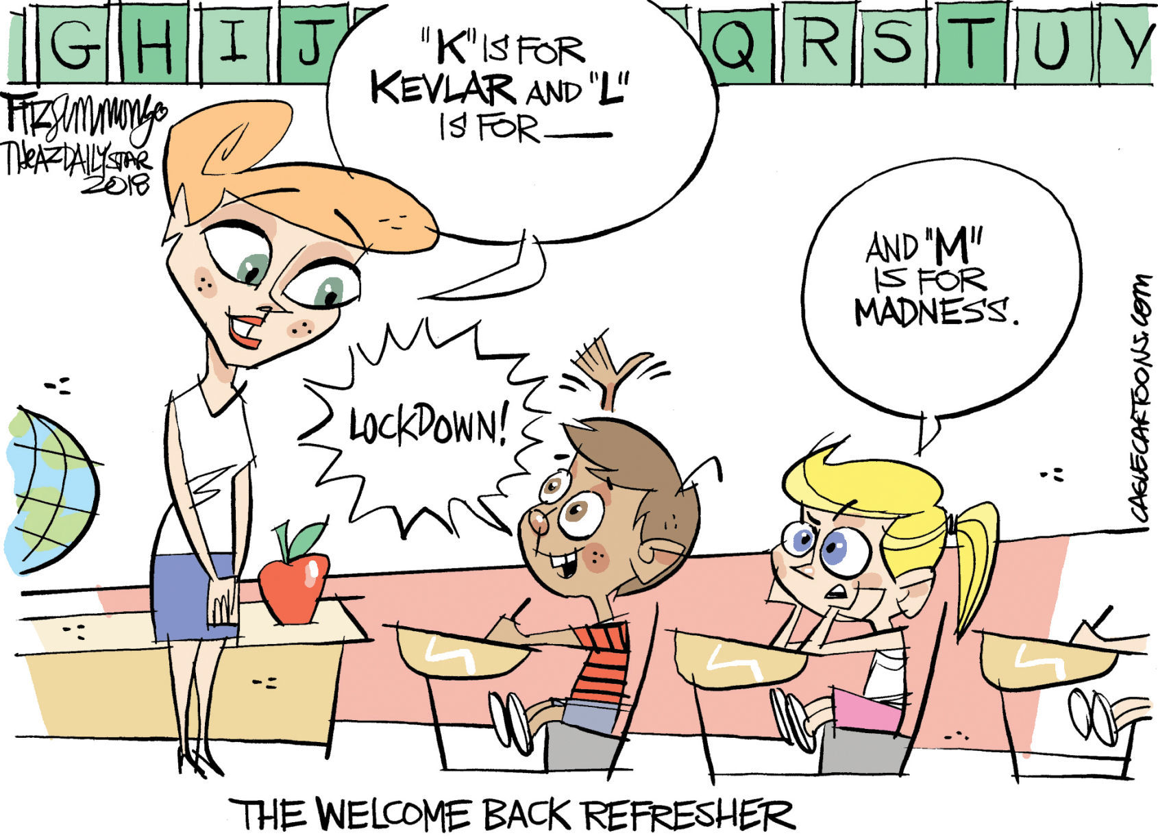 Daily Fitz Cartoon: Back to school